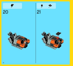 LEGO 7291 instructions page 12 – build guide