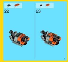 LEGO 7291 instructions page 13 – build guide