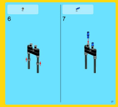LEGO 7291 instructions page 27 – build guide