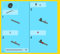 LEGO 7291 instructions page 28 – build guide