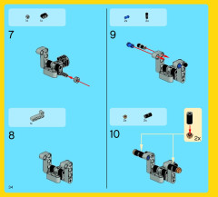 LEGO 7291 instructions page 34 – build guide