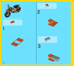 LEGO 7291 instructions page 40 – build guide