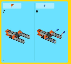 LEGO 7291 instructions page 42 – build guide