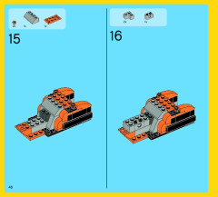 LEGO 7291 instructions page 46 – build guide