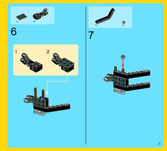 LEGO 7291 instructions page 5 – build guide