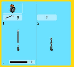 LEGO 7291 instructions page 62 – build guide