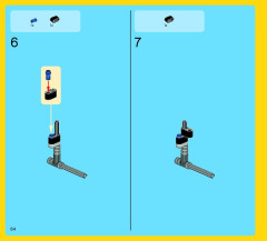 LEGO 7291 instructions page 64 – build guide