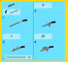 LEGO 7291 instructions page 72 – build guide