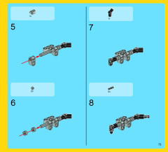 LEGO 7291 instructions page 73 – build guide