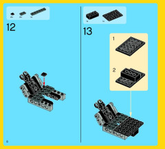 LEGO 7291 instructions page 8 – build guide