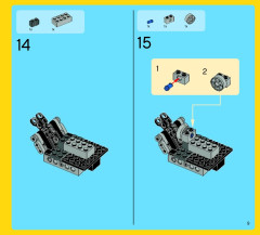 LEGO 7291 instructions page 9 – build guide