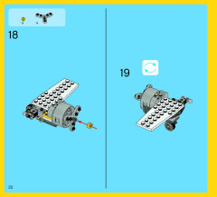 LEGO 7292 instructions page 22 – build guide
