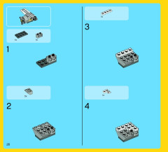 LEGO 7292 instructions page 26 – build guide