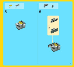 LEGO 7292 instructions page 27 – build guide