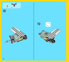 LEGO 7292 instructions page 34 – build guide