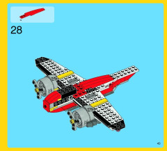 LEGO 7292 instructions page 43 – build guide
