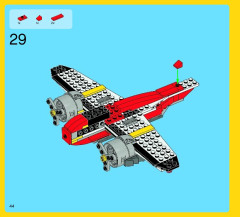 LEGO 7292 instructions page 44 – build guide