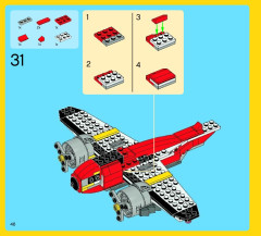 LEGO 7292 instructions page 46 – build guide