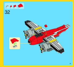 LEGO 7292 instructions page 47 – build guide