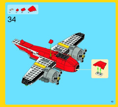 LEGO 7292 instructions page 49 – build guide