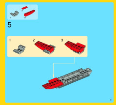 LEGO 7292 instructions page 5 – build guide