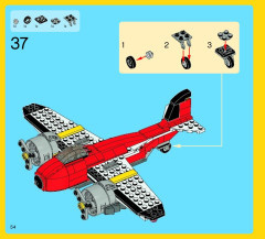 LEGO 7292 instructions page 54 – build guide