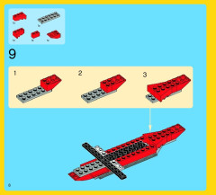 LEGO 7292 instructions page 8 – build guide