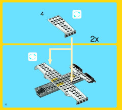 LEGO 7292 instructions page 10 – build guide