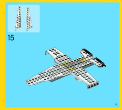 LEGO 7292 instructions page 13 – build guide