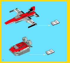 LEGO 7292 instructions page 2 – build guide