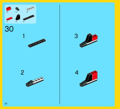 LEGO 7292 instructions page 28 – build guide