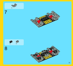 LEGO 7292 instructions page 33 – build guide