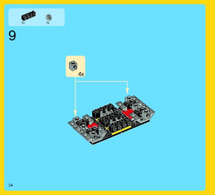 LEGO 7292 instructions page 34 – build guide