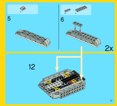 LEGO 7292 instructions page 37 – build guide