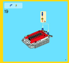 LEGO 7292 instructions page 41 – build guide