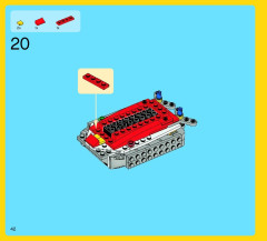 LEGO 7292 instructions page 42 – build guide