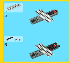 LEGO 7292 instructions page 5 – build guide