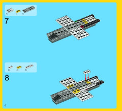 LEGO 7292 instructions page 6 – build guide