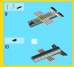 LEGO 7292 instructions page 7 – build guide
