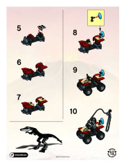 LEGO 7294 instructions page 2 – build guide