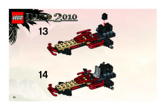 LEGO 7295 instructions page 10 – build guide