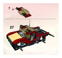 LEGO 7296 instructions page 24 – build guide