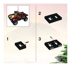 LEGO 7296 instructions page 3 – build guide