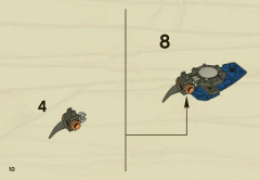 LEGO 7305 instructions page 10 – build guide