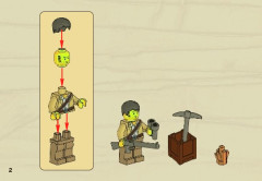 LEGO 7305 instructions page 2 – build guide