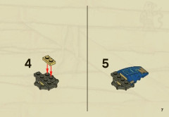 LEGO 7305 instructions page 7 – build guide