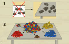 LEGO 7307 instructions page 2 – build guide