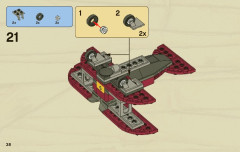 LEGO 7307 instructions page 38 – build guide