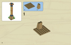 LEGO 7307 instructions page 4 – build guide