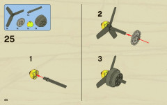 LEGO 7307 instructions page 44 – build guide